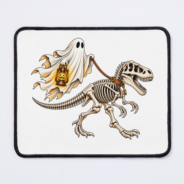 Item preview, Ghost Walking T Rex Skeleton Funny Halloween Dinosaur Spooky Pet Humor designed and sold by 76Valeria.