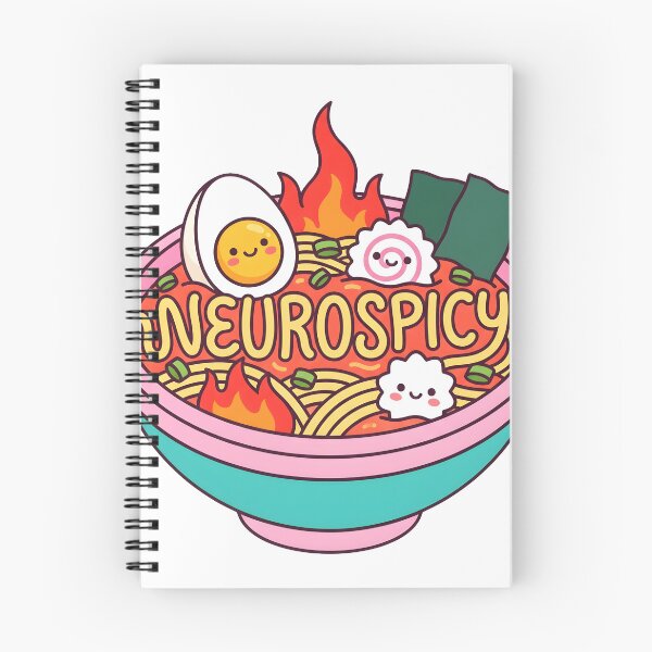 Item preview, Neurospicy Kawaii Ramen Noodle Bowl Funny ADHD Autism Spicy Brain designed and sold by WorldShop17.