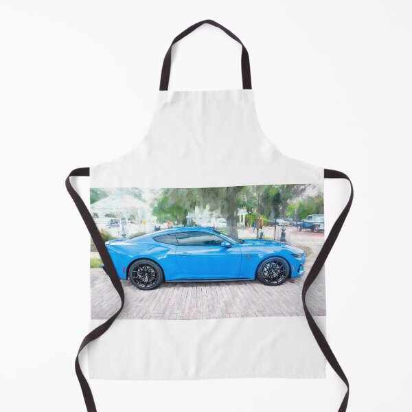Item preview,  2025 Grabber Blue Ford Mustang GT 5.0 Premium Sports Car Art designed and sold by RichFrancoCars.