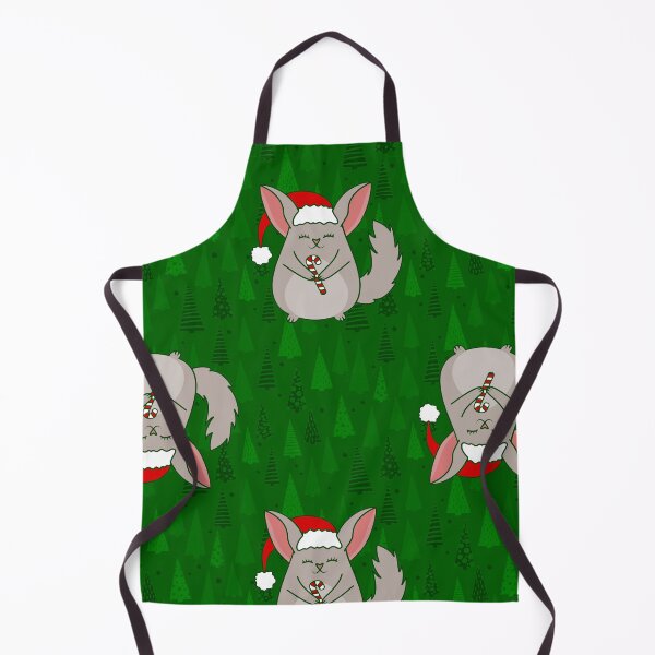 Item preview, christmas Chinchilla santa xmas tree green designed and sold by Gossip Rag.