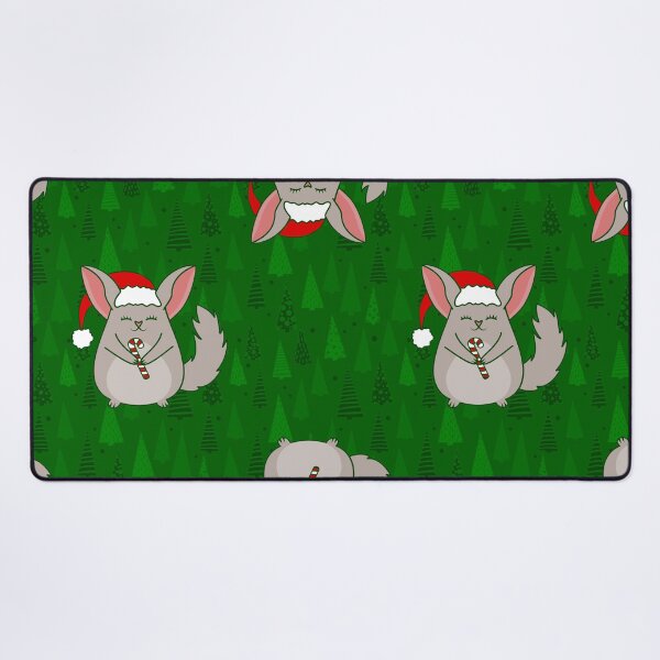 Item preview, christmas Chinchilla santa xmas tree green designed and sold by Gossip Rag.