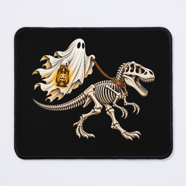 Item preview, Ghost Walking T Rex Skeleton Funny Halloween Dinosaur Spooky Pet Humor designed and sold by 76Valeria.