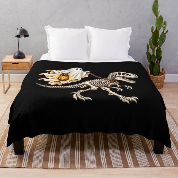 Item preview, Ghost Walking T Rex Skeleton Funny Halloween Dinosaur Spooky Pet Humor designed and sold by 76Valeria.