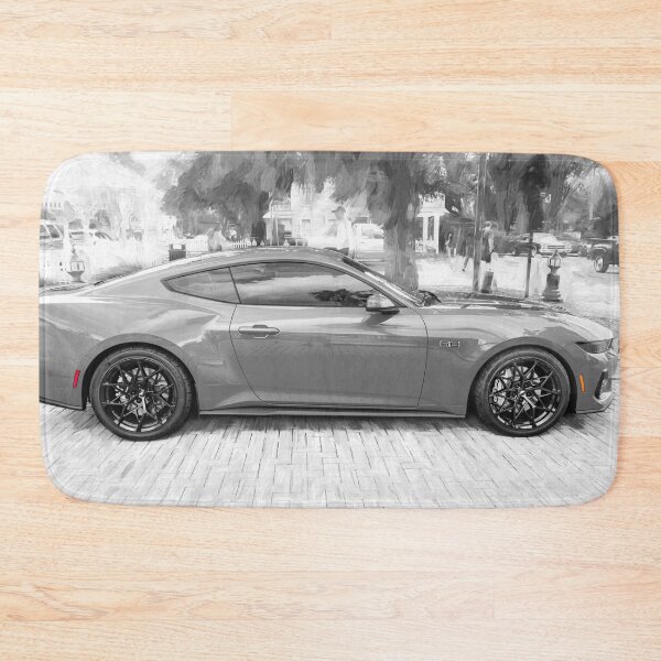 Item preview, 2025 Grabber Blue Ford Mustang GT 5.0 Premium Sports Car Art designed and sold by RichFrancoCars.