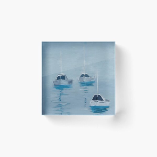 Item preview, Misty Lake Landscape Painting designed and sold by johannezm.