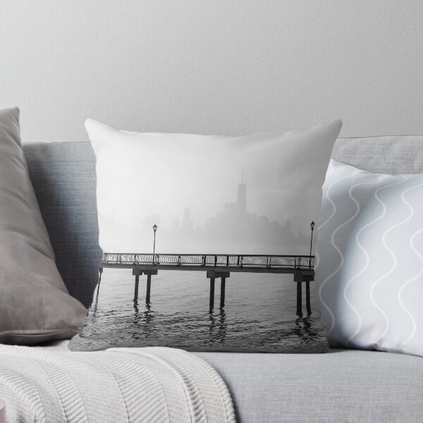 Item preview, Manhattan Fog - New York Cityscape designed and sold by DGMaxShop.