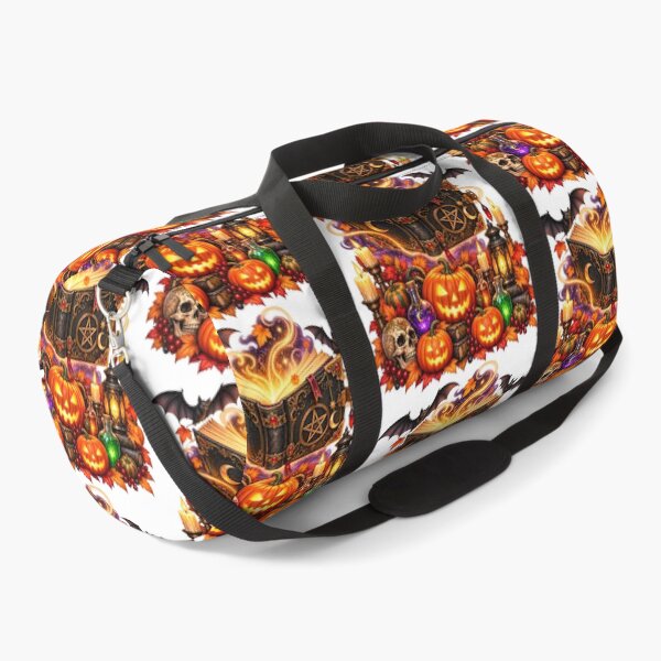 Item preview, Enchanted Halloween Spellbook – Pumpkins, Potions & Magical Glow designed and sold by Clothes With Smiling Animals Walt Gral.