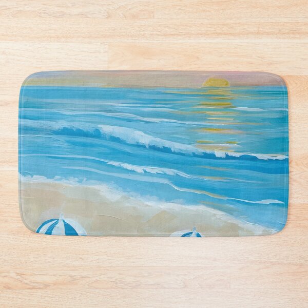 Item preview, The Last Umbrellas Beach Painting designed and sold by johannezm.