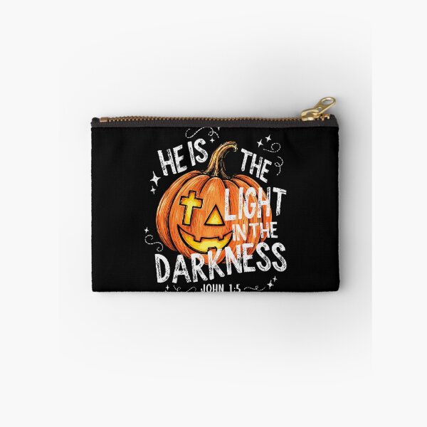 Item preview, He Is The Light Faith Pumpkin designed and sold by SamWoodrt.
