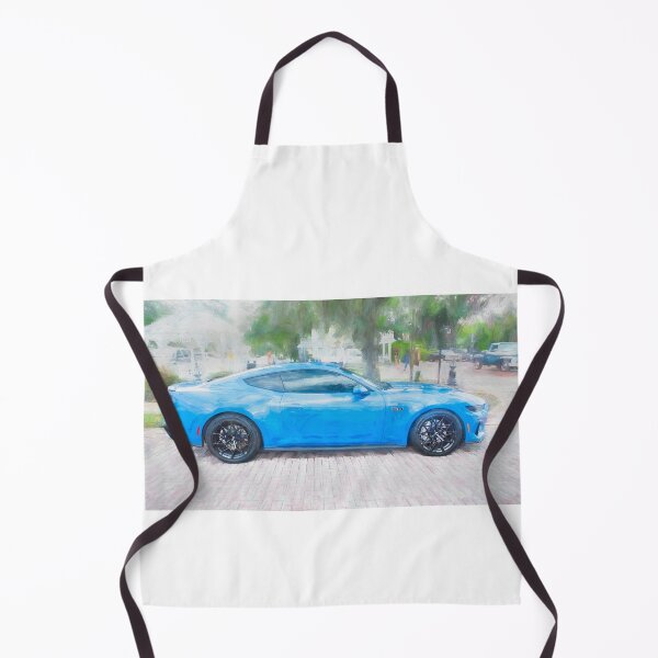 Item preview, 2025 Grabber Blue Ford Mustang GT 5.0 Premium Sports Car Art designed and sold by RichFrancoCars.