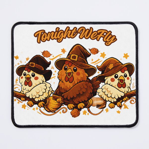 Item preview, Halloween Chicken: Tonight We Fly designed and sold by GrammysGarage.
