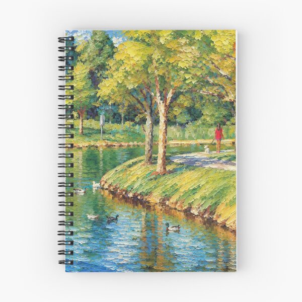 Item preview, Walking the dog by the Pond designed and sold by SuperCoolDuds.