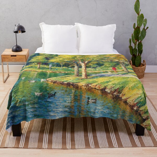 Item preview, Walking the dog by the Pond designed and sold by SuperCoolDuds.