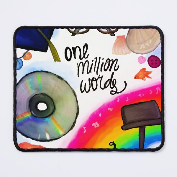 Item preview, One Million Words Album Art designed and sold by ArtsyMarguerite.
