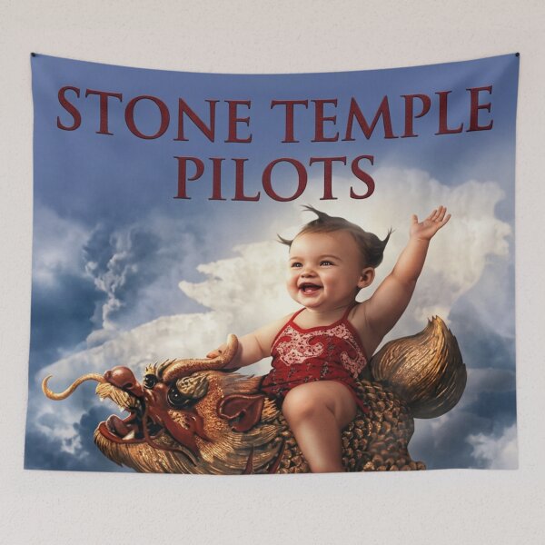 Item preview, Stone Temple Pilots Original Custom Vintage Music Unique Poster Wall Art designed and sold by Cool Robot Bro..