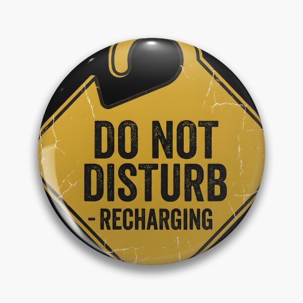 Item preview, Do Not Disturb Recharging Retro Motel Keychain Introvert Break designed and sold by WorldShop17.