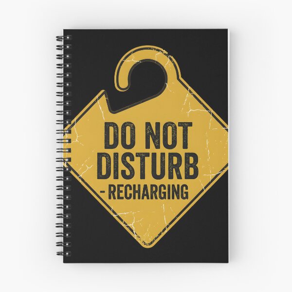 Item preview, Do Not Disturb Recharging Retro Motel Keychain Introvert Break designed and sold by WorldShop17.