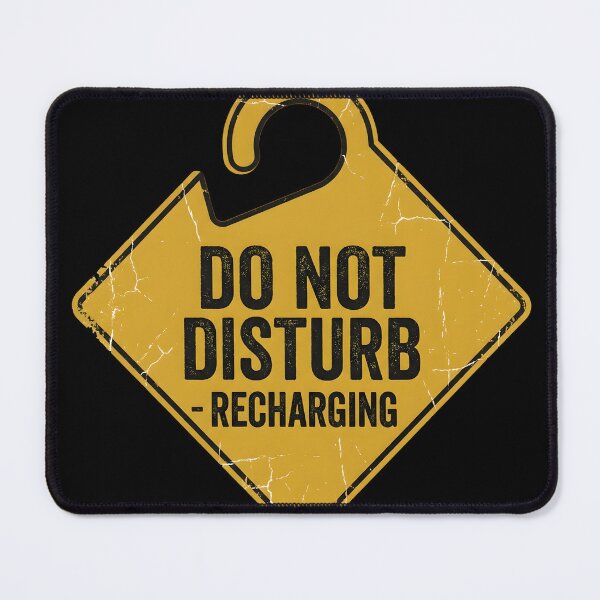 Item preview, Do Not Disturb Recharging Retro Motel Keychain Introvert Break designed and sold by WorldShop17.