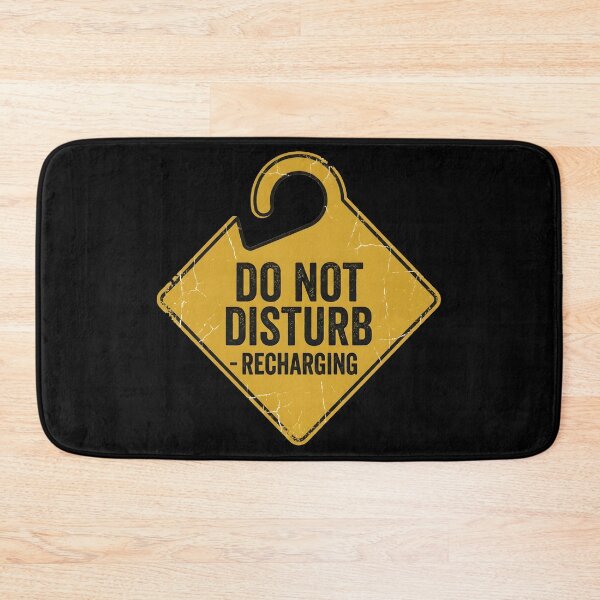 Item preview, Do Not Disturb Recharging Retro Motel Keychain Introvert Break designed and sold by WorldShop17.