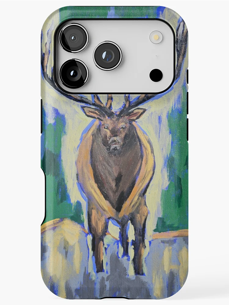 Thumbnail 1 of 4, iPhone Case, Elk Bugle designed and sold by RudyYoder.
