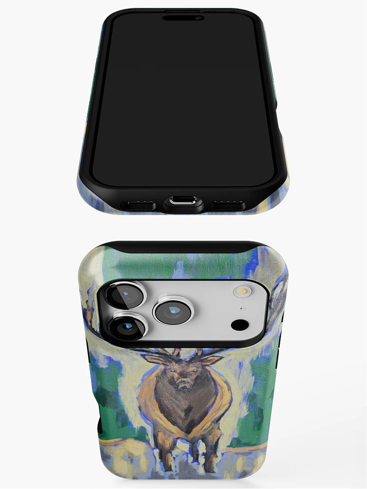 Thumbnail 3 of 4, iPhone Case, Elk Bugle designed and sold by RudyYoder.