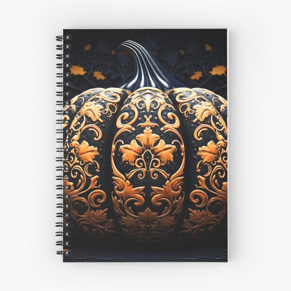 Item preview, Luxury Black and Pumpkin designed and sold by ScorpiosGraphx.