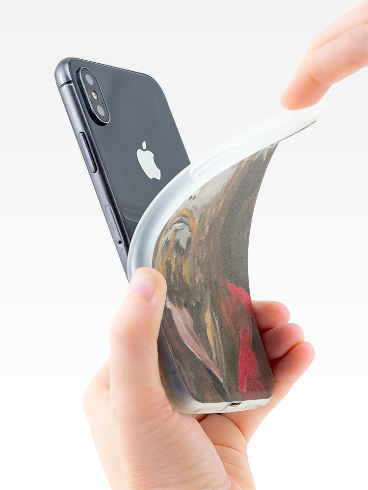 Aperçu 4 sur 5. Coque iPhone avec l'œuvre Christ créée et vendue par RudyYoder.