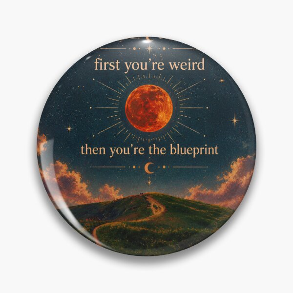 Item preview, First You’re Weird Then the Blueprint designed and sold by Sandy Beach Decor.