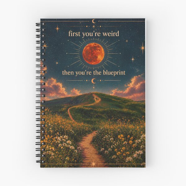 Item preview, First You’re Weird Then the Blueprint designed and sold by Sandy Beach Decor.