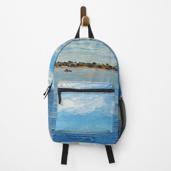 Item preview, Velero y gaviotas en el lago designed and sold by SuperCoolDuds.