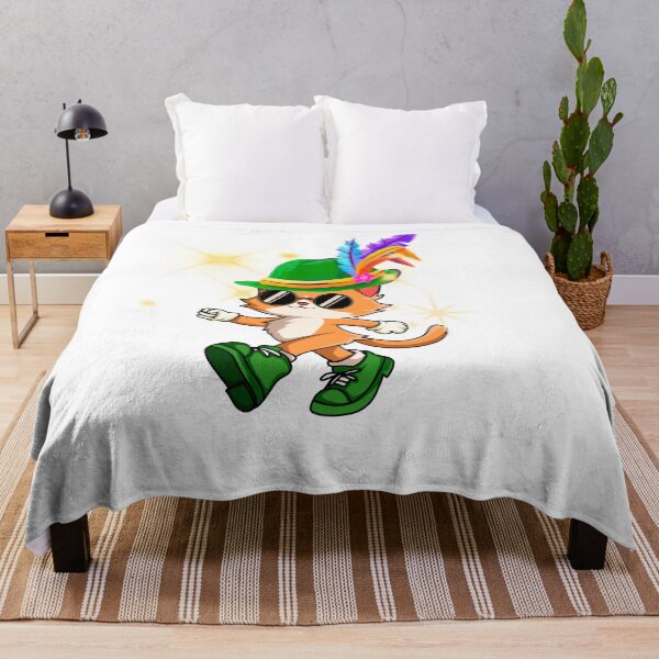 Item preview, Cool Cat in Green Hat Walking | Vintage Cartoon Aesthetic designed and sold by Noor22m.