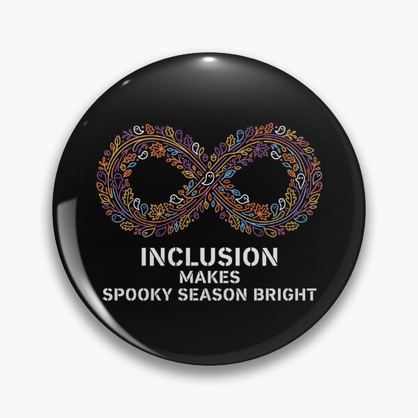 Item preview, Inclusion Makes Spooky Season Bright Infinity Loop SPED Halloween designed and sold by TeNovaStudio ⭐⭐⭐⭐⭐.
