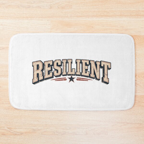 Item preview, Resilient Distressed Streetwear Text designed and sold by Inkworksbyshery.