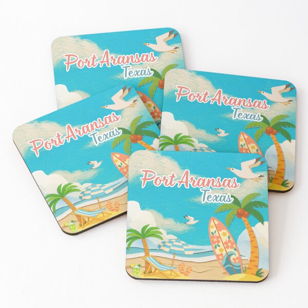 Item preview, Port Aransas Texas | Cute Paper Craft Beach Art | Vacation Souvenir designed and sold by DonnaRaine.