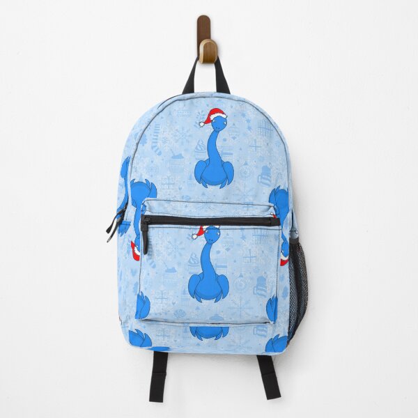 Item preview, blue christmas santa claus Loch ness Monster designed and sold by Gossip Rag.