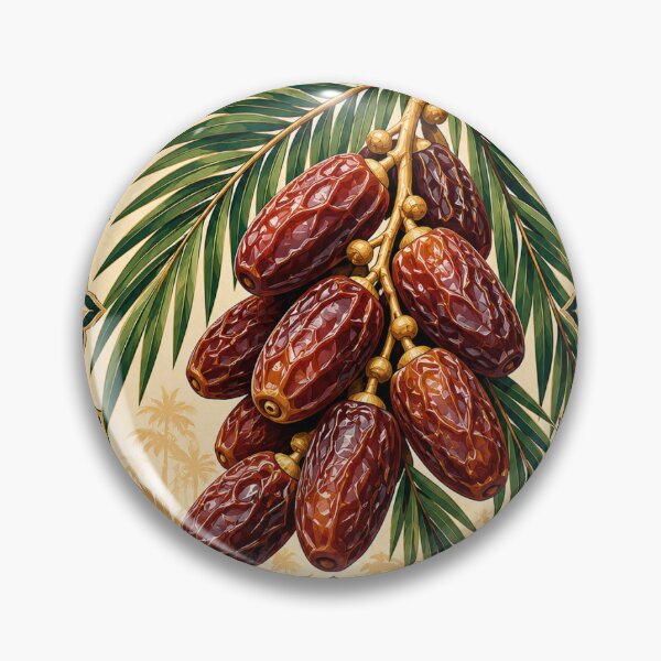 Item preview, Saudi Dates Arabian Heritage | Premium Date Palm Sticker designed and sold by DesertInkArt.