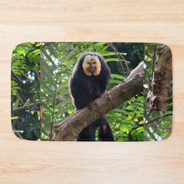 Item preview, White-Faced Saki on Tree Branch designed and sold by Savannah Gibbs.