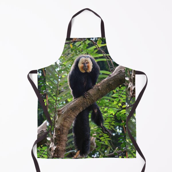 Item preview, White-Faced Saki on Tree Branch designed and sold by Savannah Gibbs.