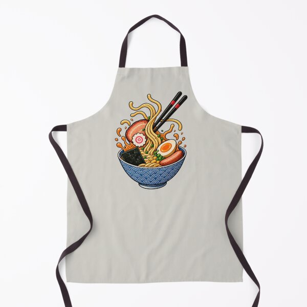 Item preview, Japanese Ramen Bowl with Chopsticks designed and sold by VictorinoArt.