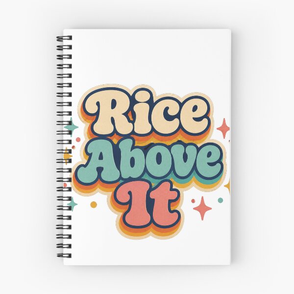 Item preview, Rice Above It Sticker, Funny Rice Pun, Cute Food Sticker, Foodie Gift, Asian Food Lover, Funny Food Decal designed and sold by SleepyLlamaClothes.