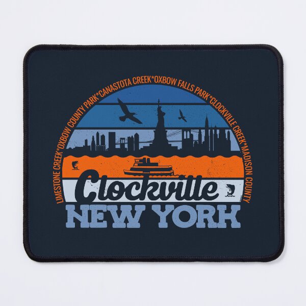 Item preview, Clockville New York Sunset Retro Vintage Local Pride Logo designed and sold by CRHPOD20.