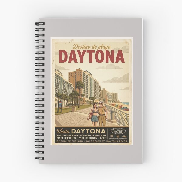Item preview, Vintage Daytona Beach Poster designed and sold by Kiraguapa.