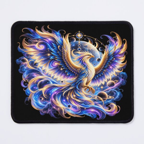 Item preview, Celestial Phoenix – Cosmic Fantasy Bird of Rebirth designed and sold by TroviTutto.
