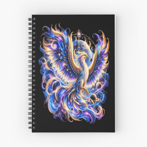 Item preview, Celestial Phoenix – Cosmic Fantasy Bird of Rebirth designed and sold by TroviTutto.