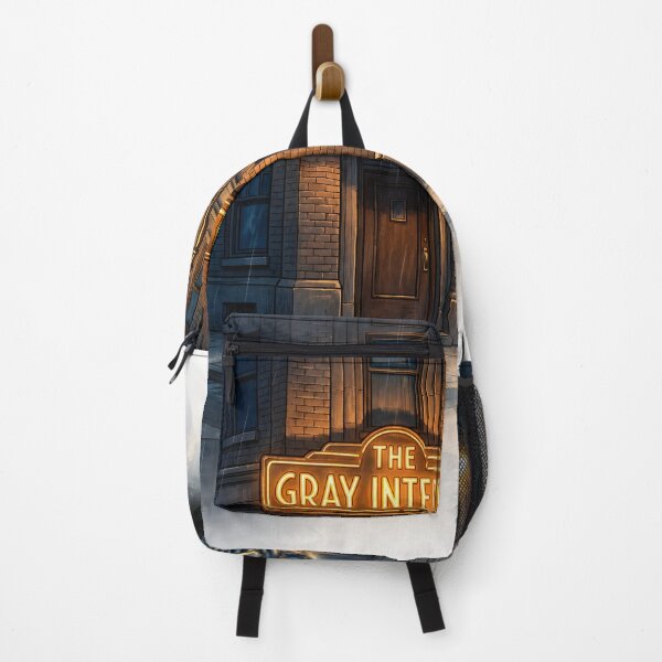 Item preview, The Gray Interval - Vintage Noir Rainy Night Street View designed and sold by ThegrayInterval.