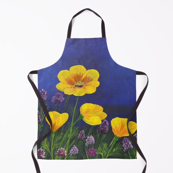 Artikelvorschau, Ein Feld gelber Mohnblumen entworfen und verkauft von Flower Art by FR.