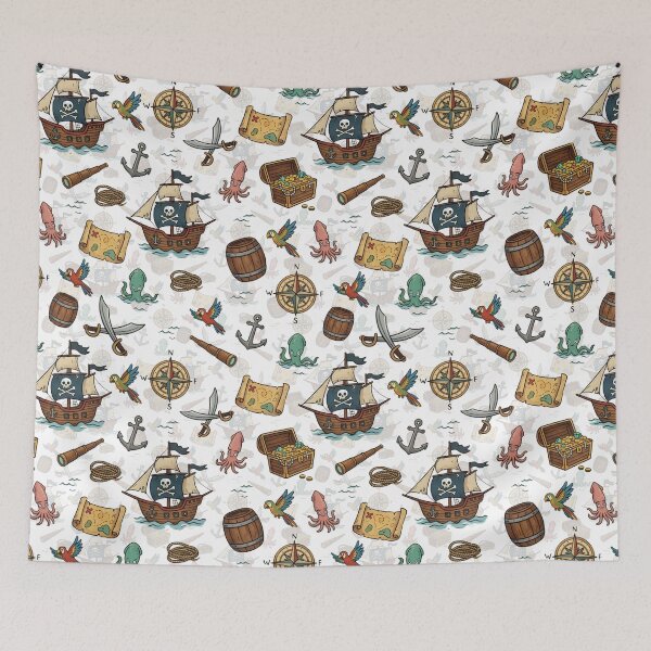Item preview, Mapa del tesoro pirata designed and sold by DisorderlyDigital.