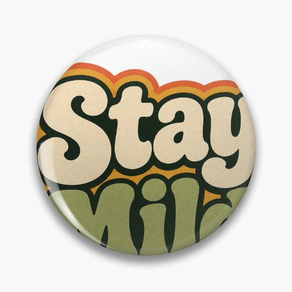 Item preview, Stay Wild, Retro Nature, Outdoorsy Quote, Adventure Sticker, Boho Style designed and sold by SleepyLlamaClothes.