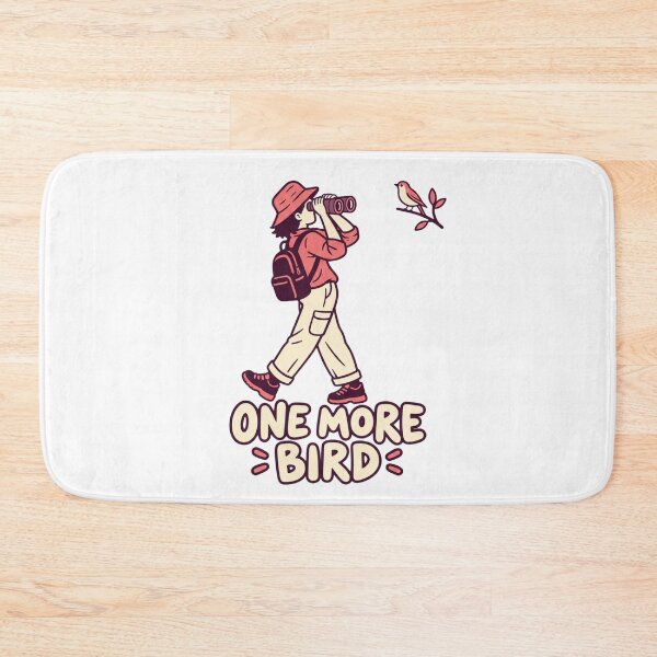 Item preview, One More Bird – Funny Birdwatching Illustration designed and sold by FreePath-Move.