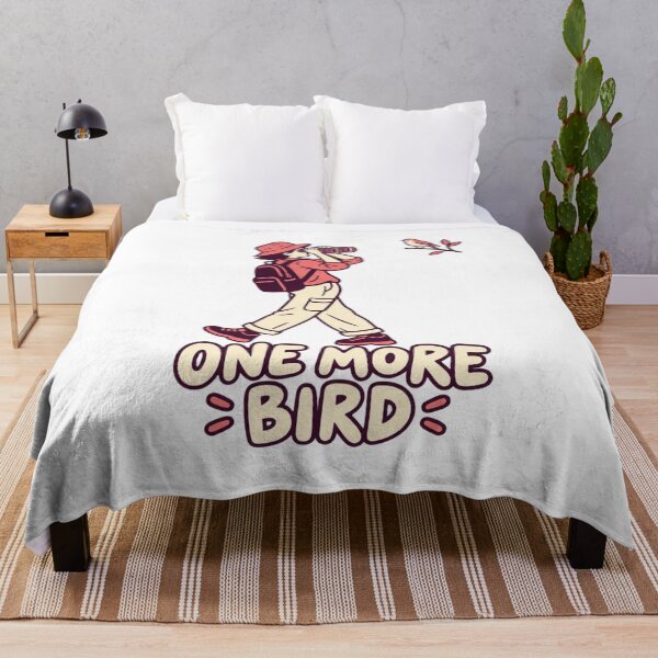 Item preview, One More Bird – Funny Birdwatching Illustration designed and sold by FreePath-Move.
